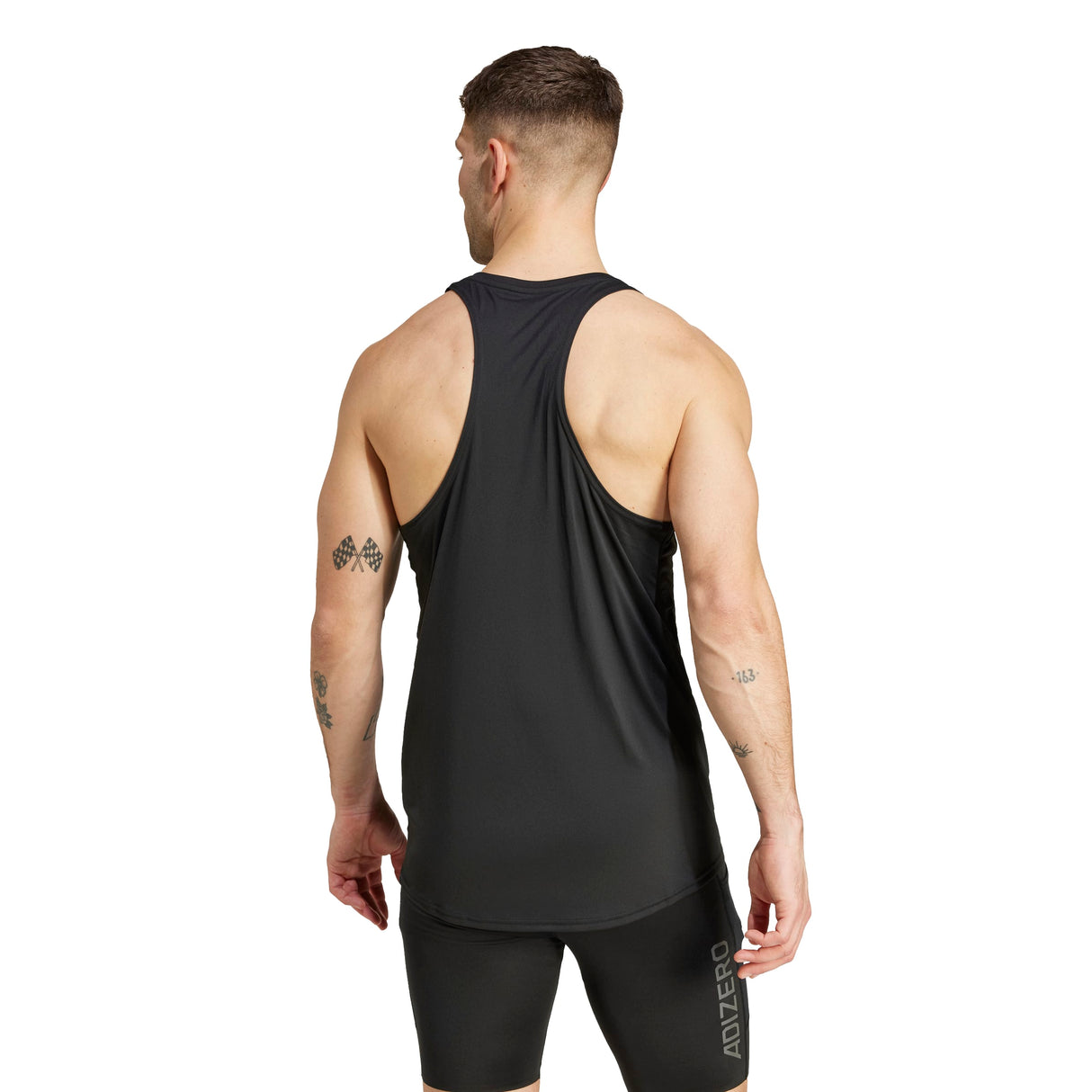 adidas Mens Adizero Essentials Running Singlet