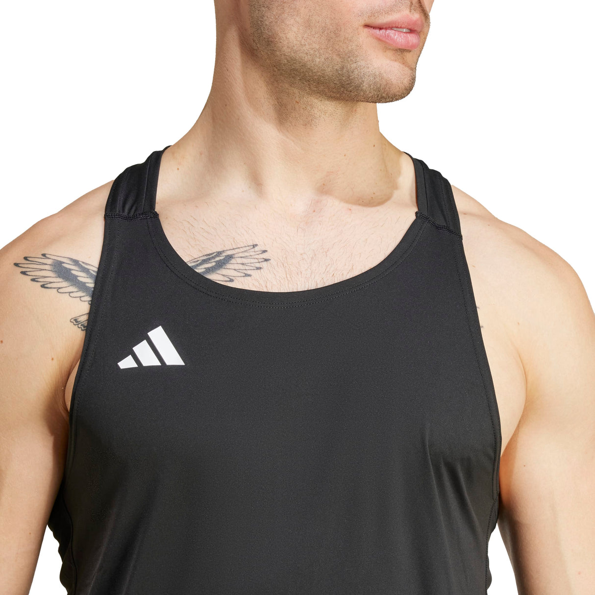 adidas Mens Adizero Essentials Running Singlet
