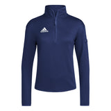 adidas Womens Coach Long Sleeve Quarter Sleeve Knit Pullover