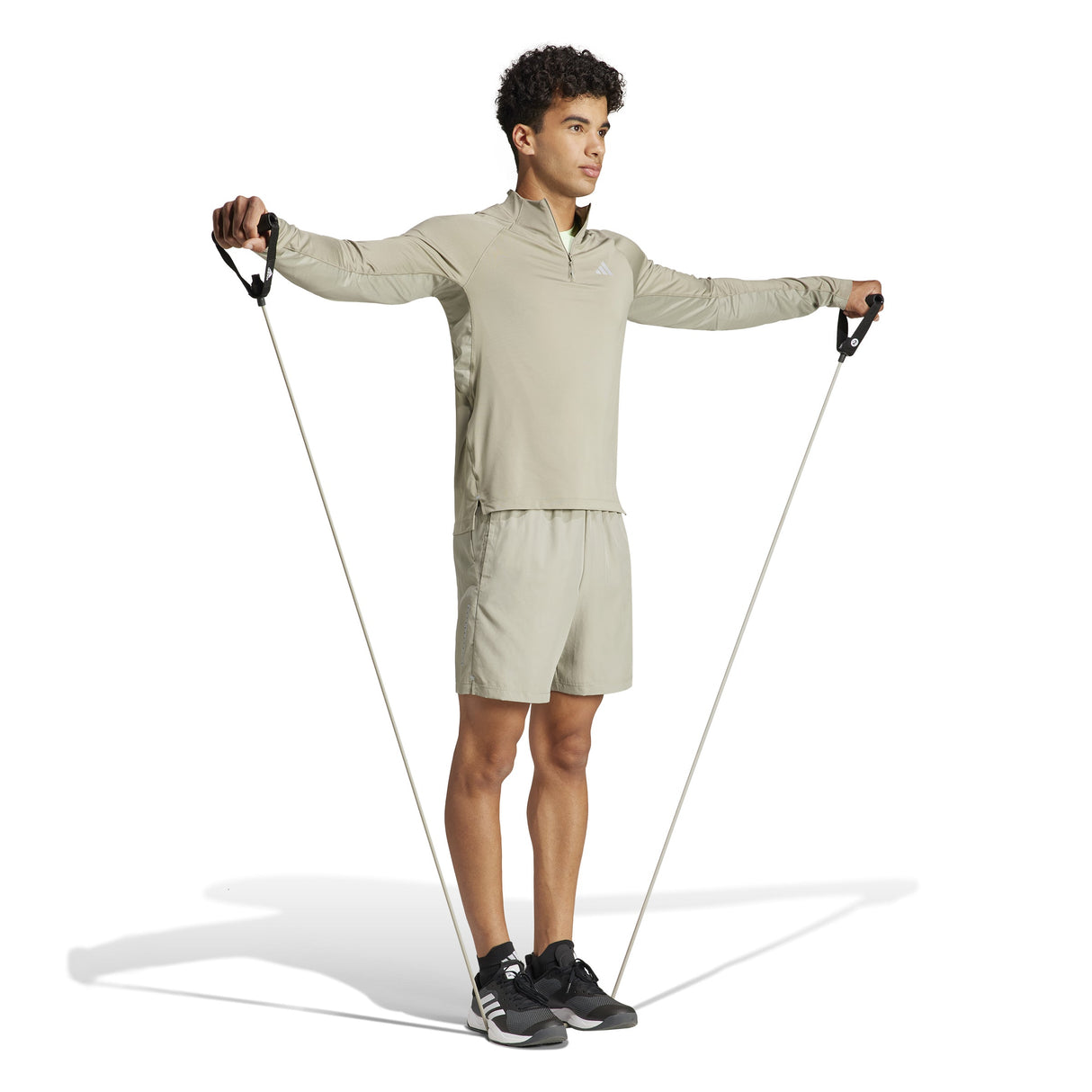 adidas Gym+ Training 1/4 Zip Long Sleeve T-Shirt