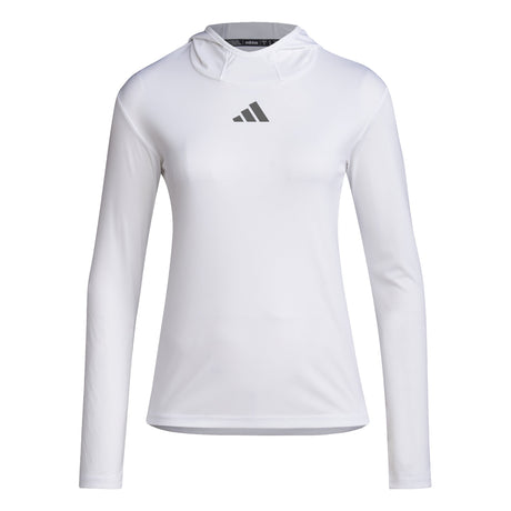 adidas Womens D4T Long Sleeve Lightweight Hoodie