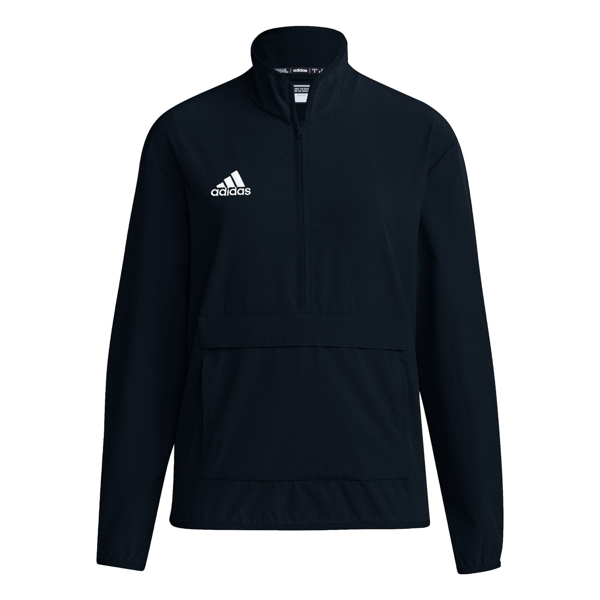 adidas Womens Coach Long-Sleeve 1/4 Zip Woven Jacket