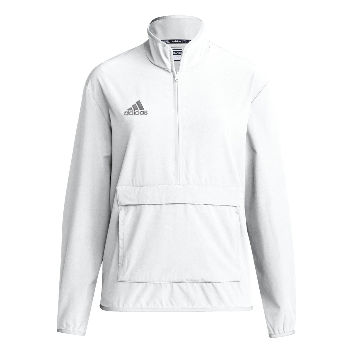 adidas Womens Coach Long-Sleeve 1/4 Zip Woven Jacket