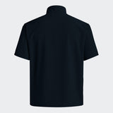 adidas Men's Coaches Short Sleeve Quarter Zip Woven Jacket - Stretch Fabric for Comfort & Style