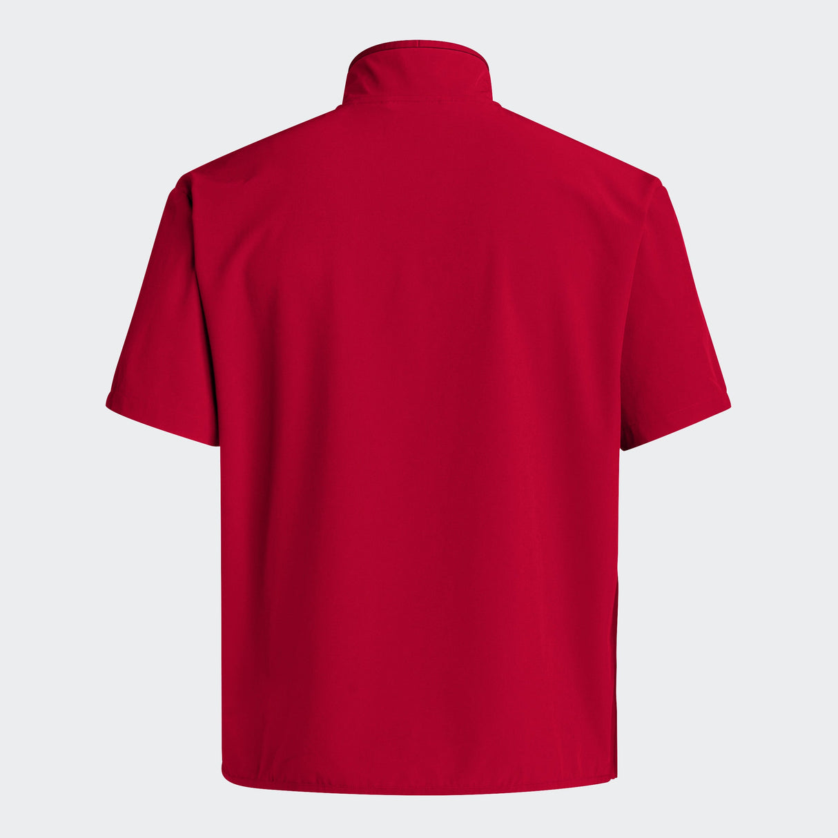 adidas Men's Coaches Short Sleeve Quarter Zip Woven Jacket - Stretch Fabric for Comfort & Style
