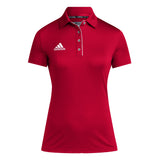 adidas Women's Aeroready Short Sleeve Polo Shirt 鐃�Lightweight Moisture-Wicking Polo