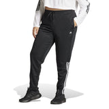 adidas Sereno AeroReady 3 Stripes Womens Plus Size Tapared Plus Pants