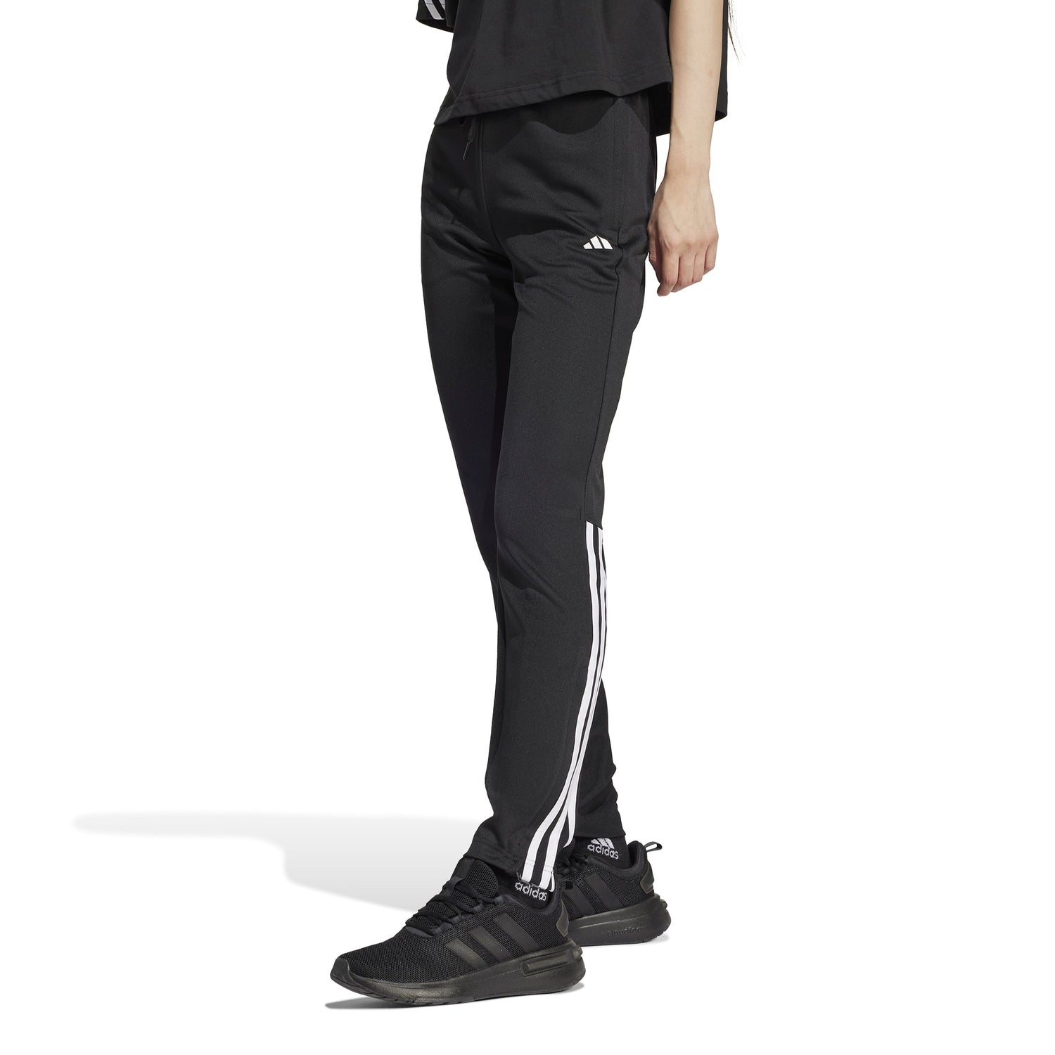 adidas Sereno AeroReady 3 Stripes Womens Plus Size Tapared Pants