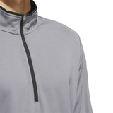 adidas Mens UPF Lightweight Quarter Zip Pullover