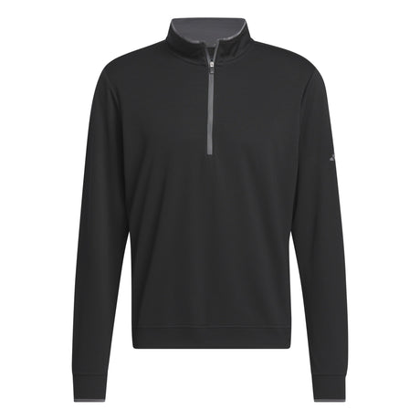 adidas Mens UPF Lightweight Quarter Zip Pullover