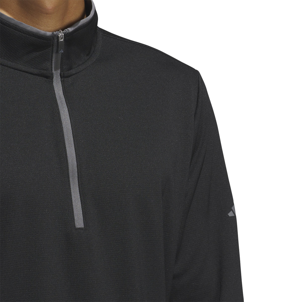adidas Mens UPF Lightweight Quarter Zip Pullover