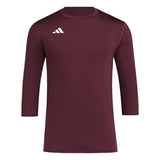 adidas Adult Dugout 3/4 Unisex Baseball Baselayer