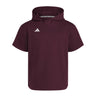 adidas Unisex Dugout Short Sleeve Hoodie
