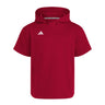 adidas Unisex Dugout Short Sleeve Hoodie