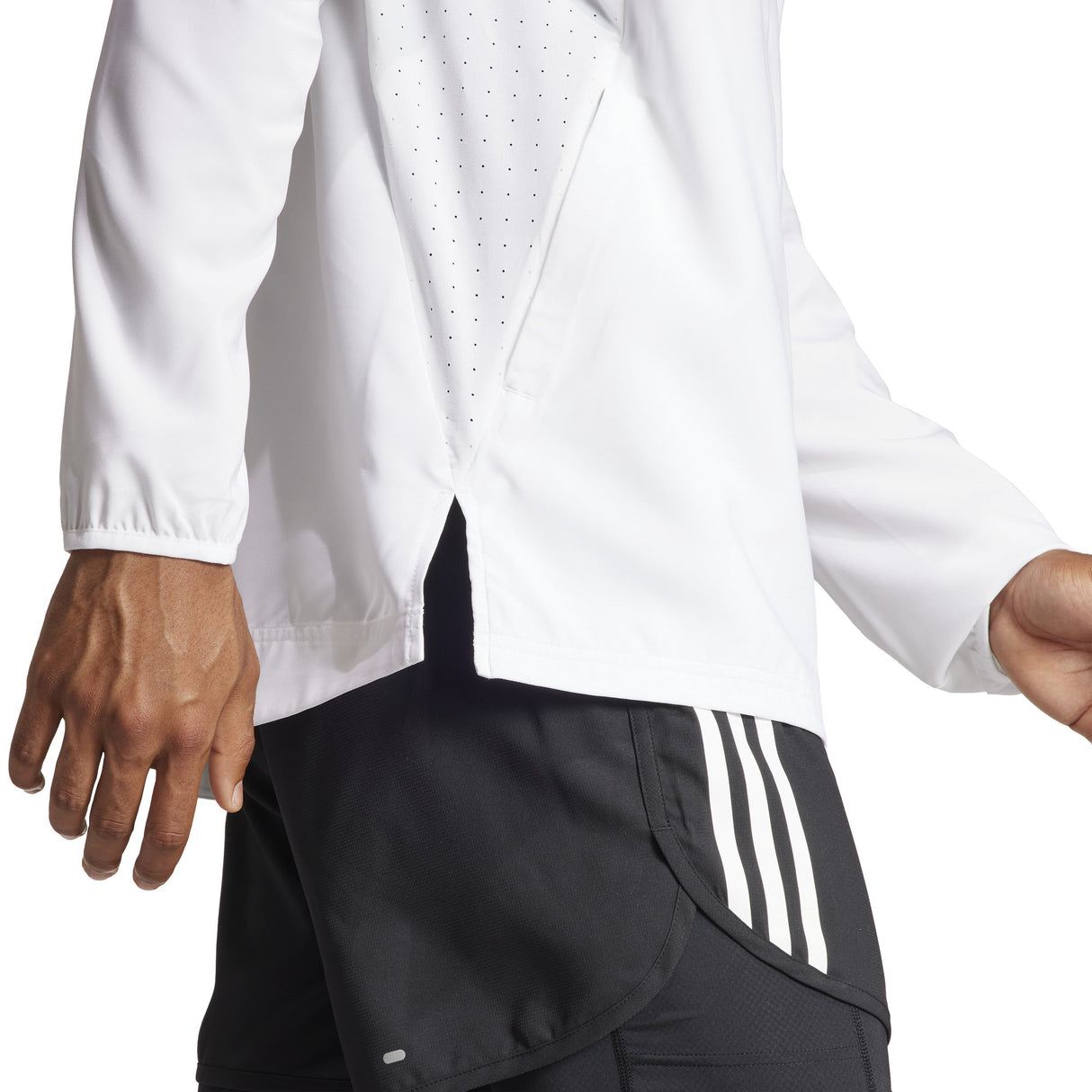 adidas Mens Adizero Essentials Running Jacket - Lightweight, Performance-Focused Men's Running Jacket
