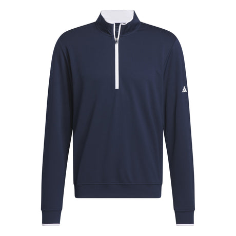 adidas Mens UPF Lightweight Quarter Zip Pullover
