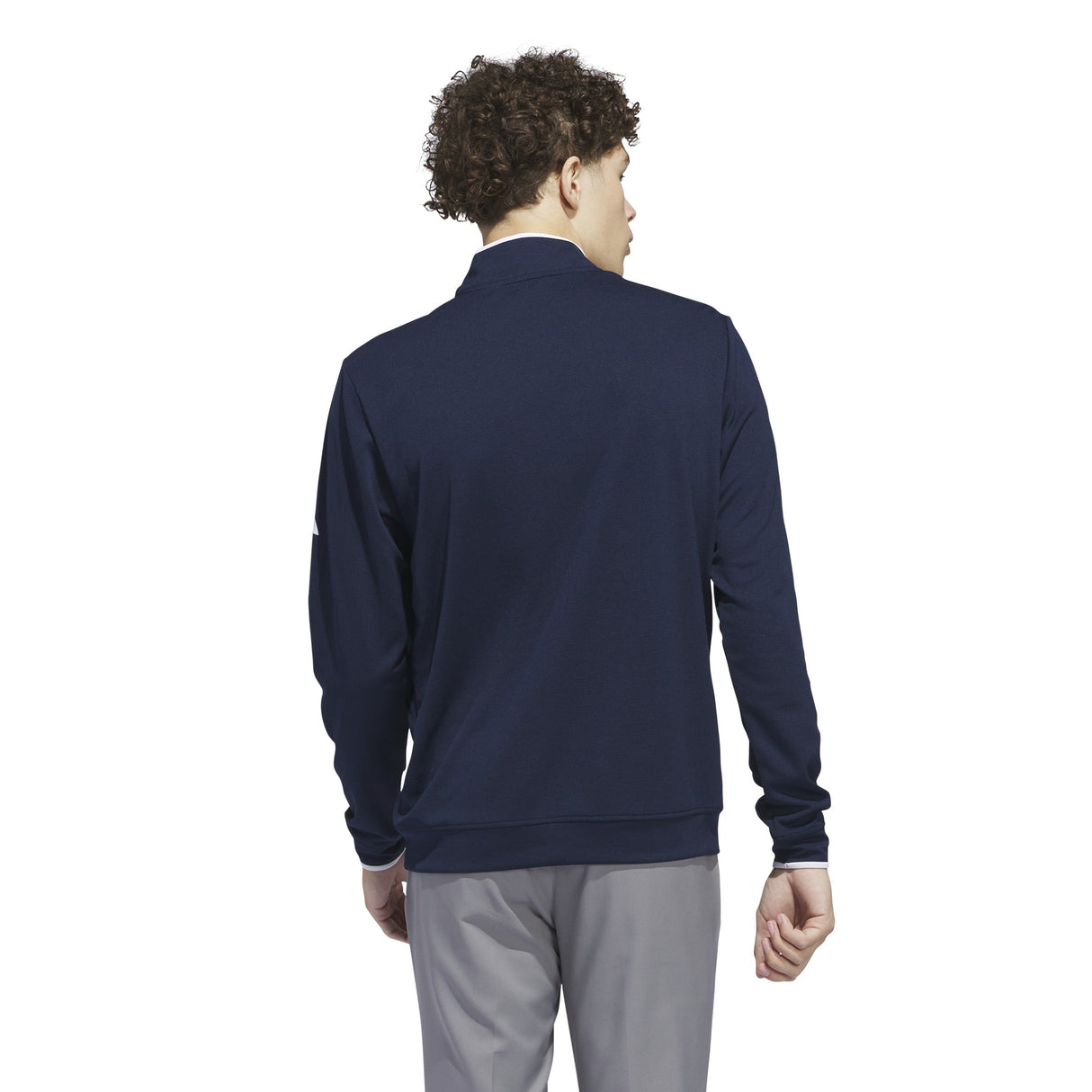 adidas Mens UPF Lightweight Quarter Zip Pullover
