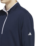 adidas Mens UPF Lightweight Quarter Zip Pullover