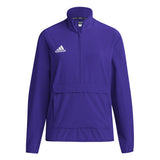 adidas Mens Coach Long-Sleeve 1/4 Zip Woven Jacket