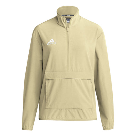 adidas Mens Coach Long-Sleeve 1/4 Zip Woven Jacket