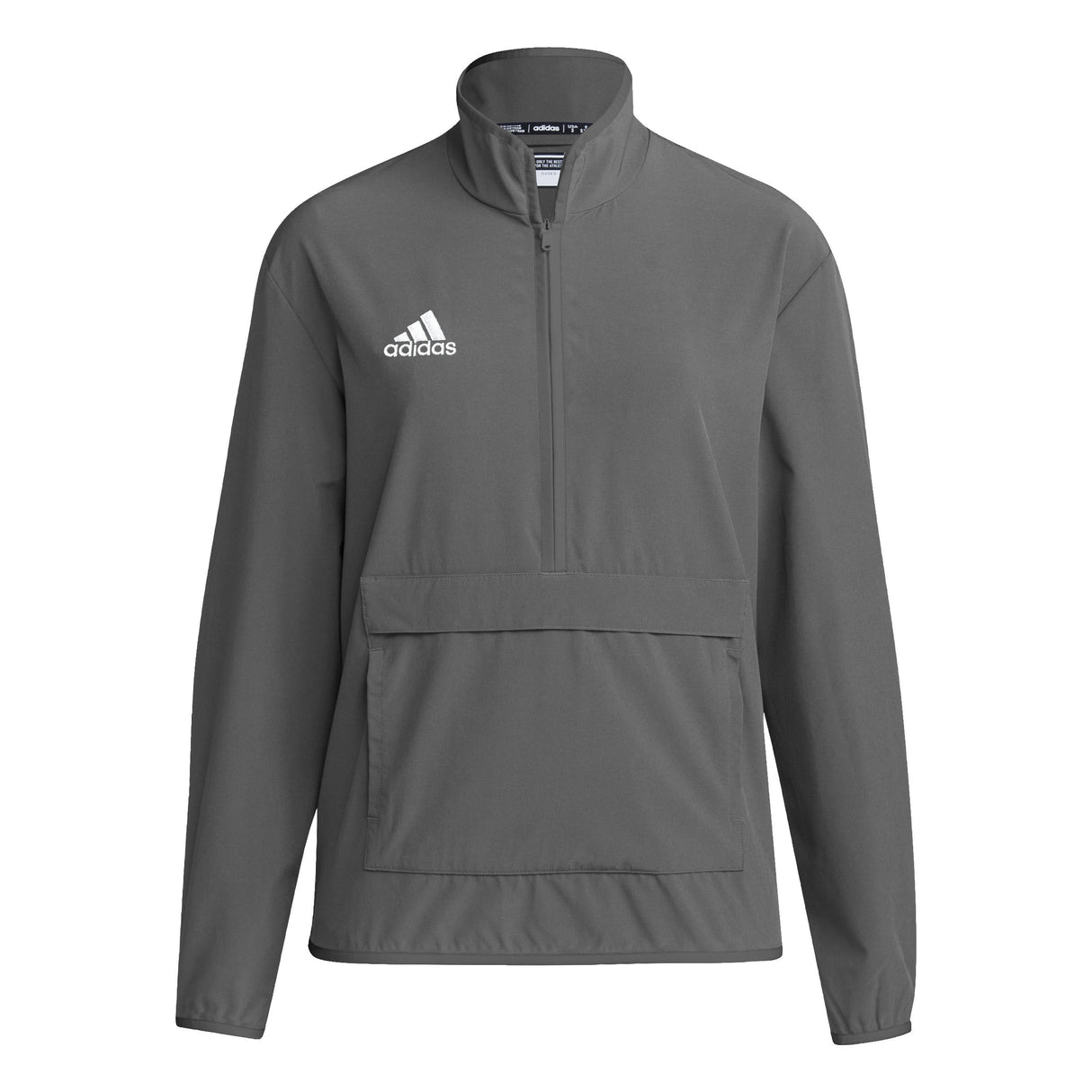 adidas Womens Coach Long-Sleeve 1/4 Zip Woven Jacket