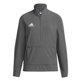 adidas Womens Coach Long-Sleeve 1/4 Zip Woven Jacket
