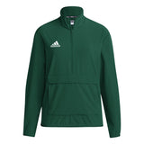 adidas Womens Coach Long-Sleeve 1/4 Zip Woven Jacket