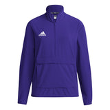 adidas Womens Coach Long-Sleeve 1/4 Zip Woven Jacket