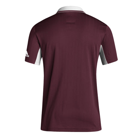 adidas Mens Coach Fashion Short Sleeve Polo