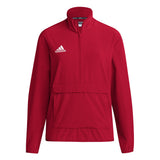 adidas Mens Coach Long-Sleeve 1/4 Zip Woven Jacket