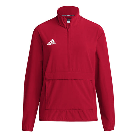 adidas Mens Coach Long-Sleeve 1/4 Zip Woven Jacket