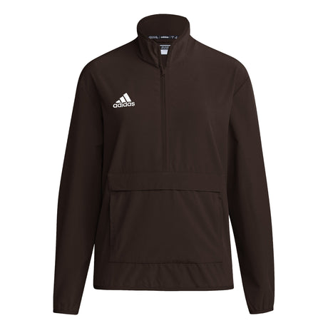 adidas Mens Coach Long-Sleeve 1/4 Zip Woven Jacket
