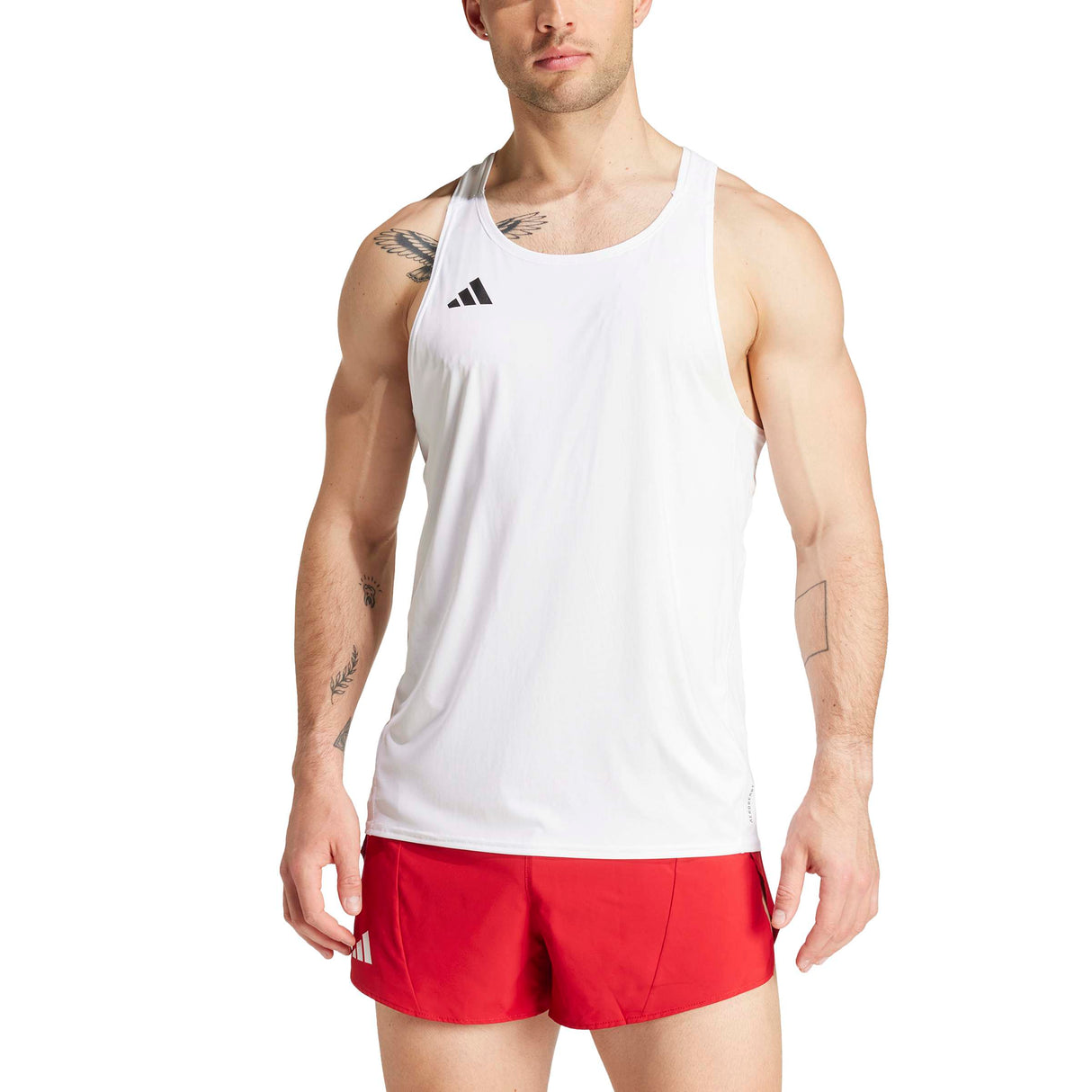 adidas Mens Adizero Essentials Running Singlet