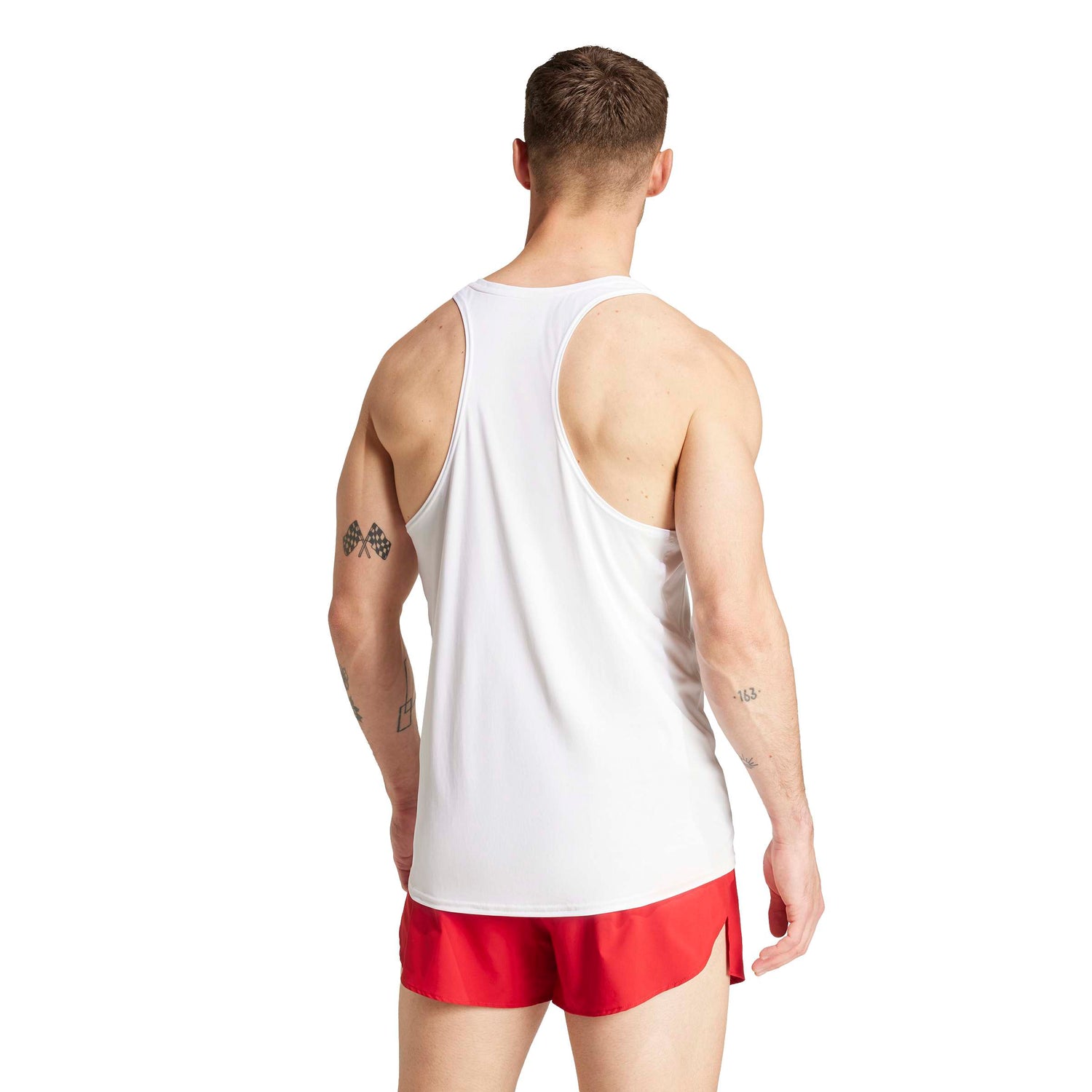 adidas Mens Adizero Essentials Running Singlet