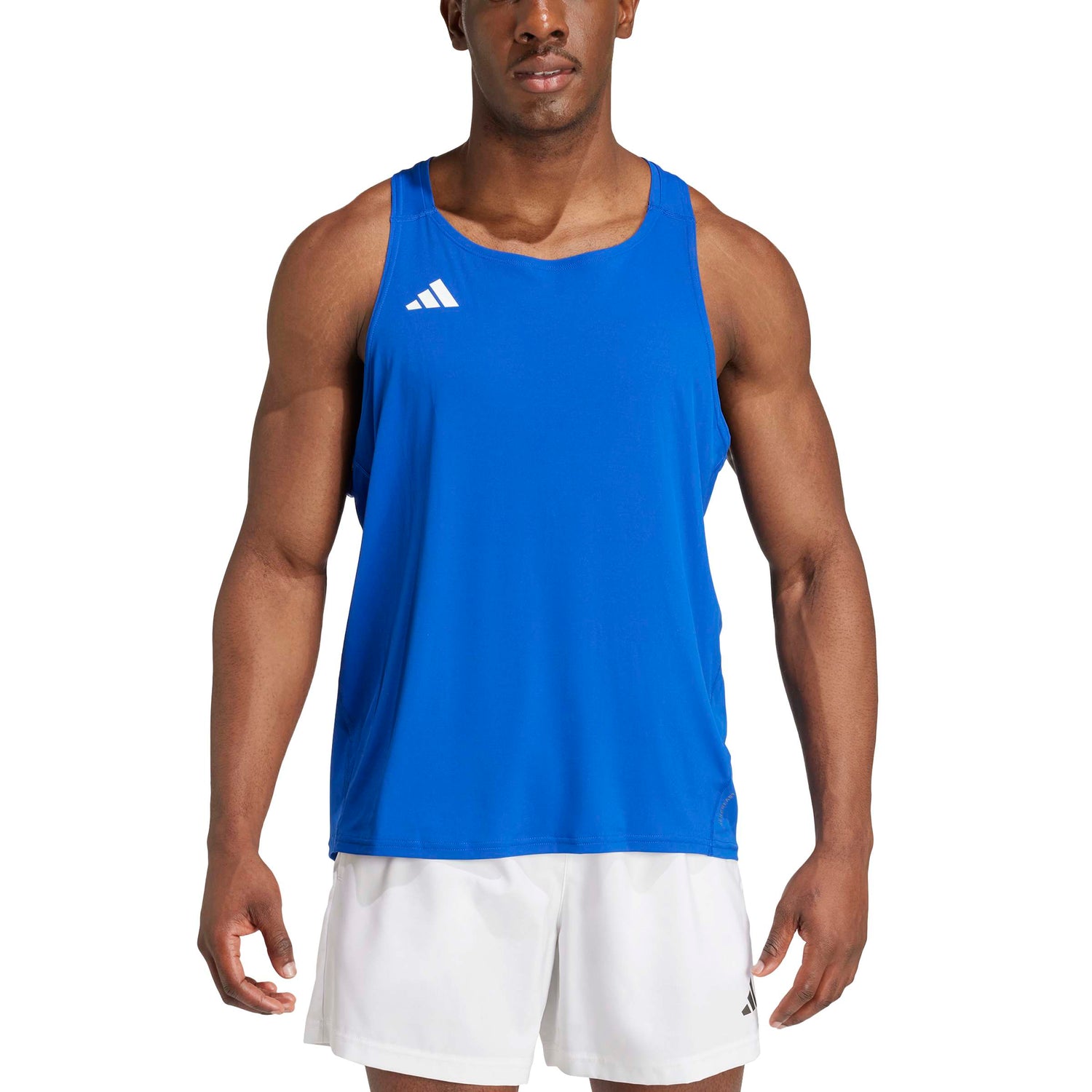 adidas Mens Adizero Essentials Running Singlet