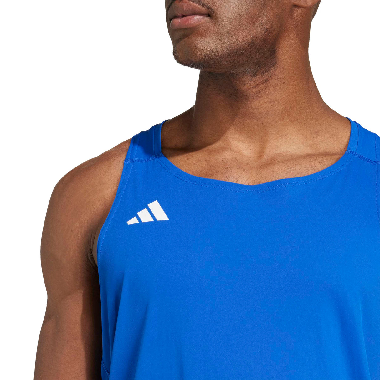 adidas Mens Adizero Essentials Running Singlet