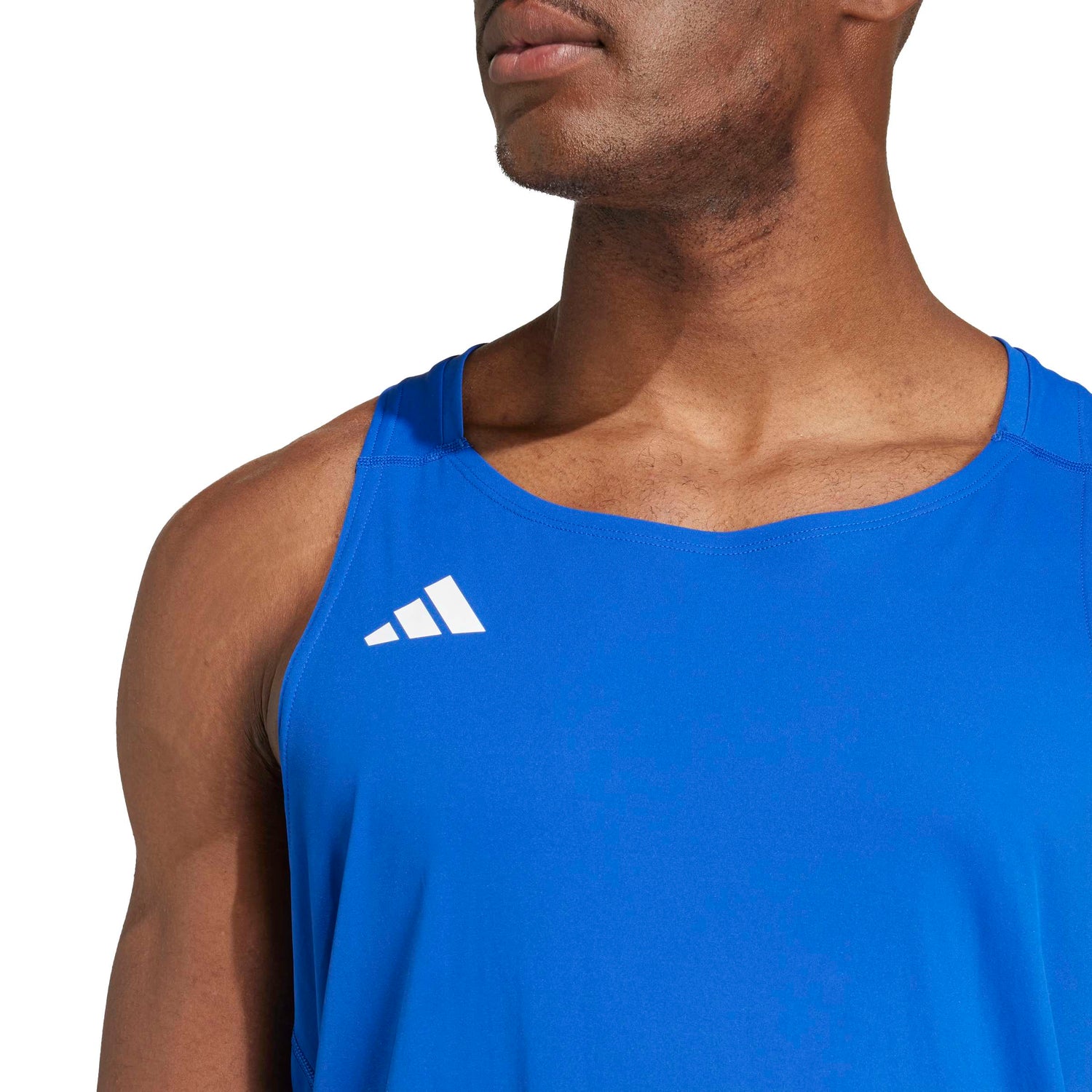 adidas Mens Adizero Essentials Running Singlet