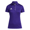 adidas Women's Aeroready Short Sleeve Polo Shirt 鐃�Lightweight Moisture-Wicking Polo