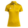 adidas Women's Aeroready Short Sleeve Polo Shirt 鐃�Lightweight Moisture-Wicking Polo