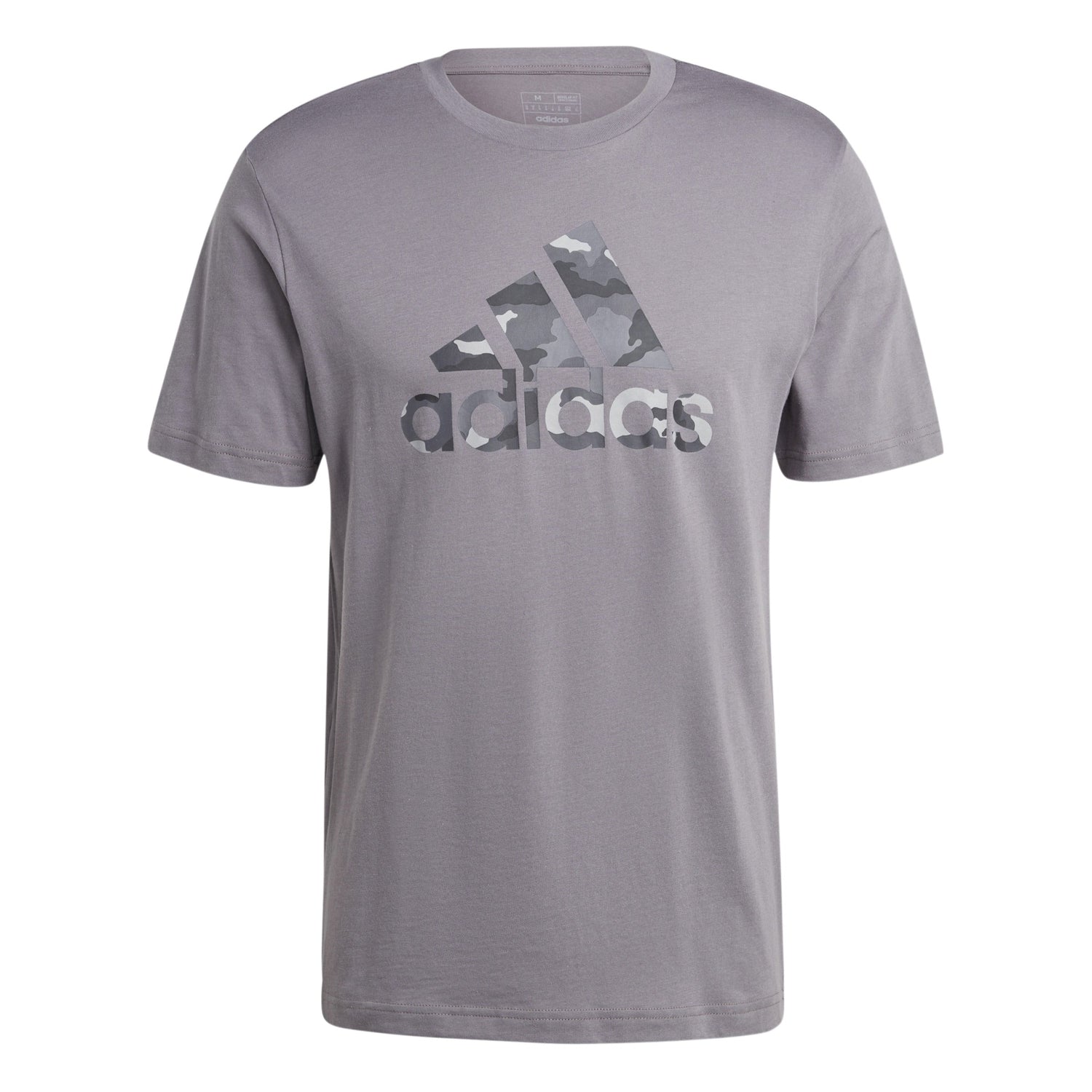 adidas Mens Camo Badge of Sport Graphic T-Shirt
