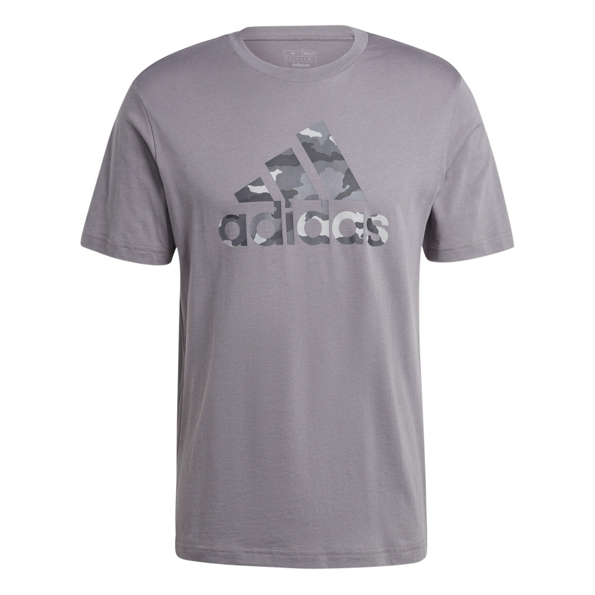 adidas Mens Camo Badge of Sport Graphic T-Shirt