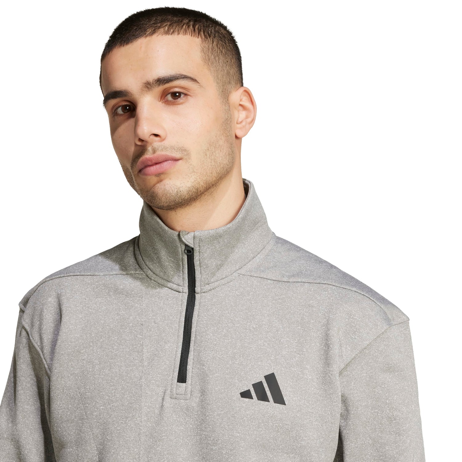 adidas Men's Performance Quarter-Zip Sweatshirt ��ClimaWarm Heat Retention for Training
