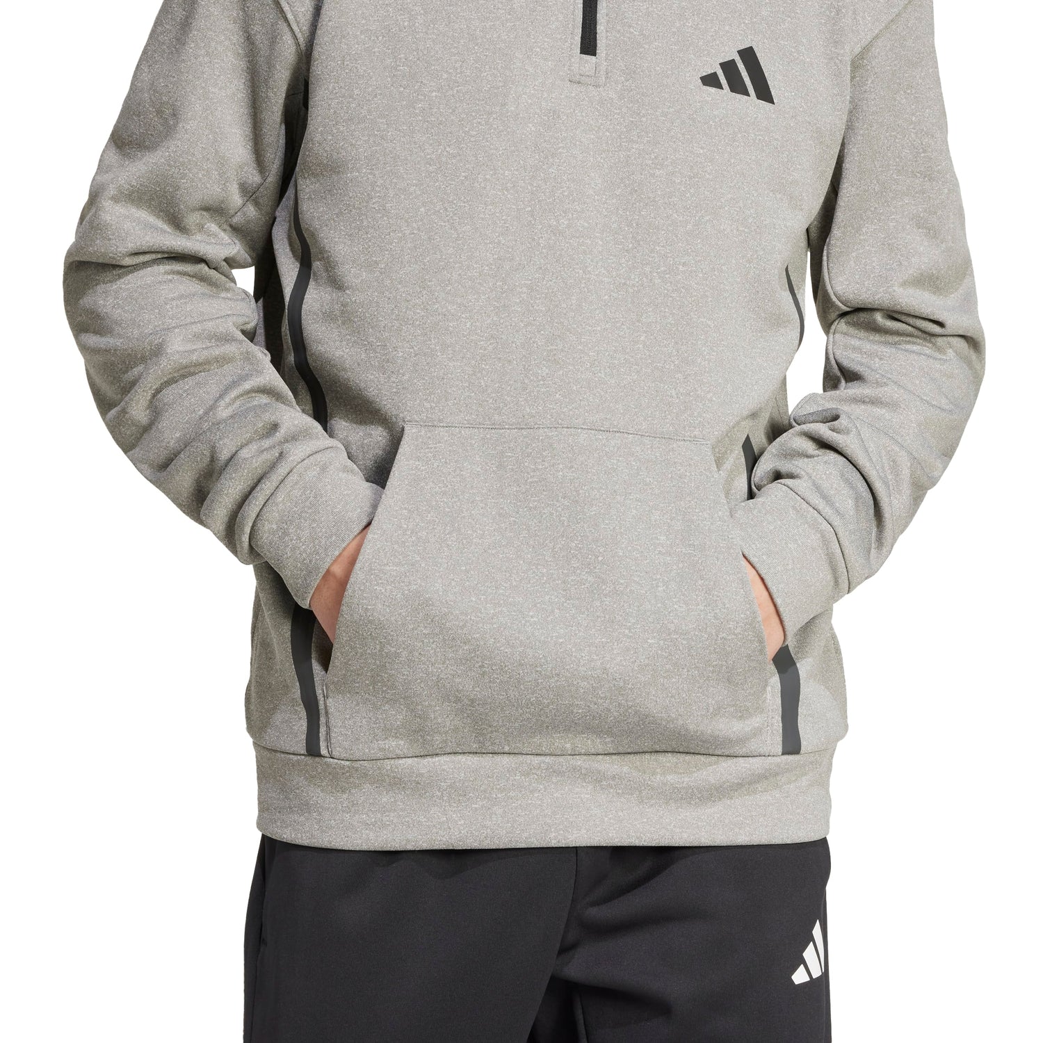 adidas Men's Performance Quarter-Zip Sweatshirt ��ClimaWarm Heat Retention for Training