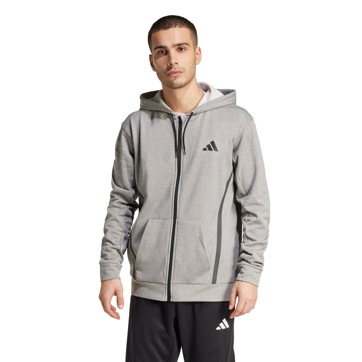 adidas Men's Performance Hooded Track Top – ClimaWarm Insulation for Training