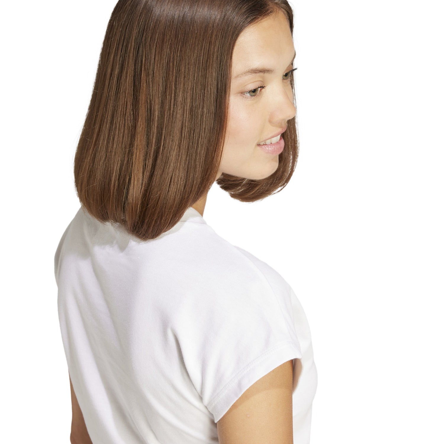 adidas Essentials Linear Cotton Womens T-Shirt