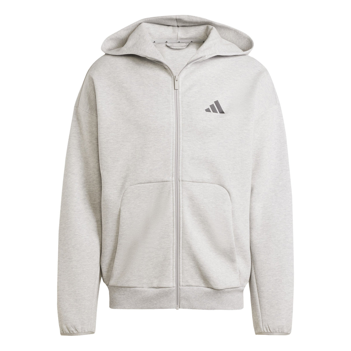 adidas Mens Future Icons Small Logo Full-Zip Hoodie