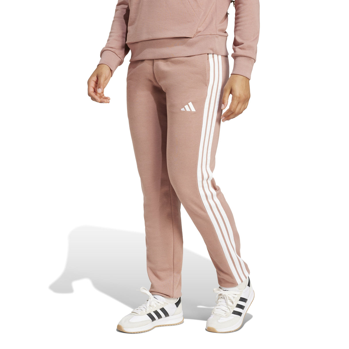 adidas Essentials 3-Stripes Womens French Terry Sweatpants