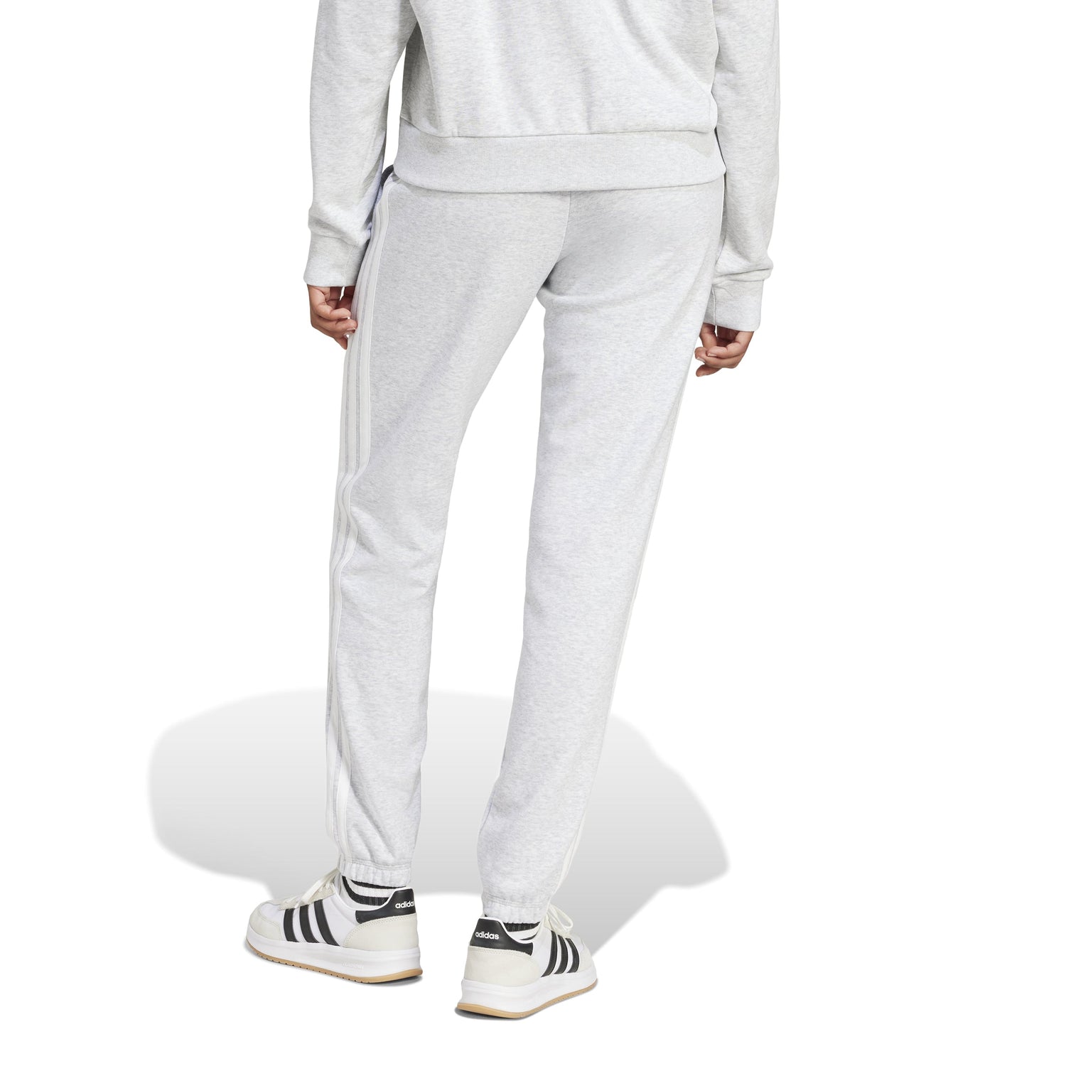 adidas Essentials 3-Stripes Womens French Terry Sweatpants