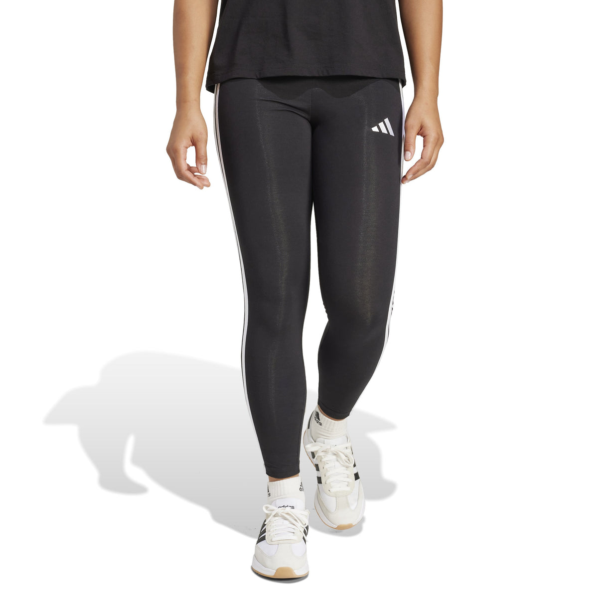 adidas Essentials 3-Stripes Womens Cotton Leggings