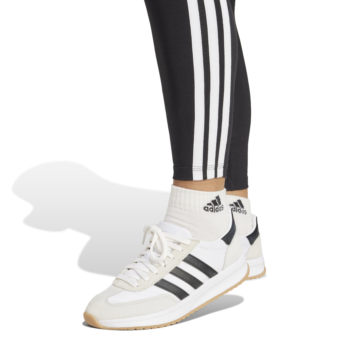 adidas Essentials 3-Stripes Womens Cotton Leggings